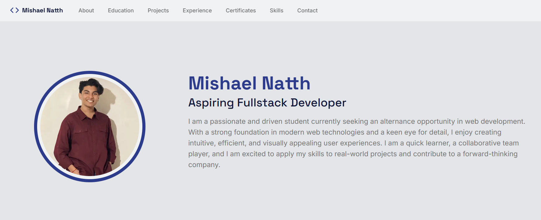 Portfolio Website